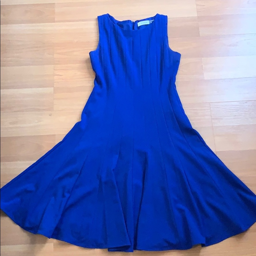 Blue Calvin Klein dress